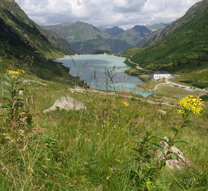 Blick auf den Vermunt-Stausee