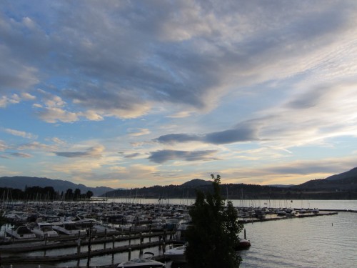 Sunset Okanagan Lake Kelowna