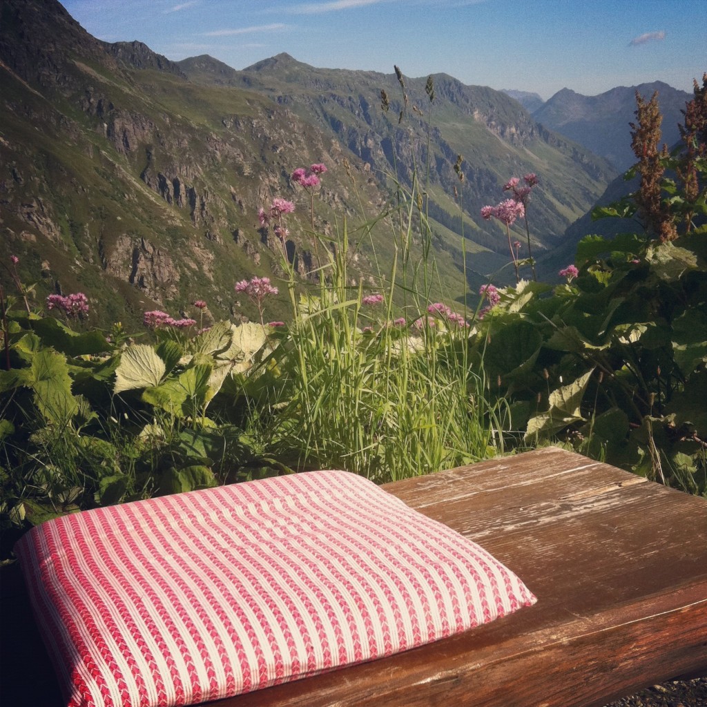 Blick von der Tübinger Hütte ins Garneratal