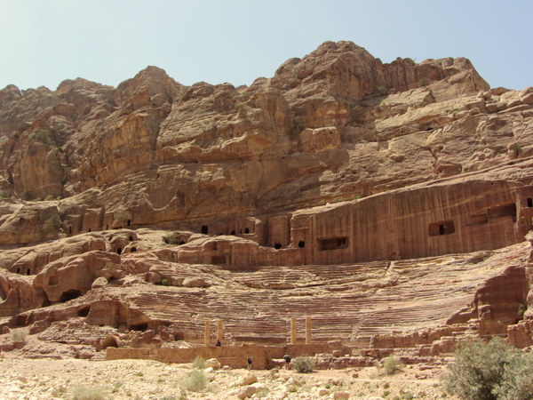 Die Theaternekropole von Petra