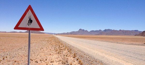 Auf den Straßen von Namibia
