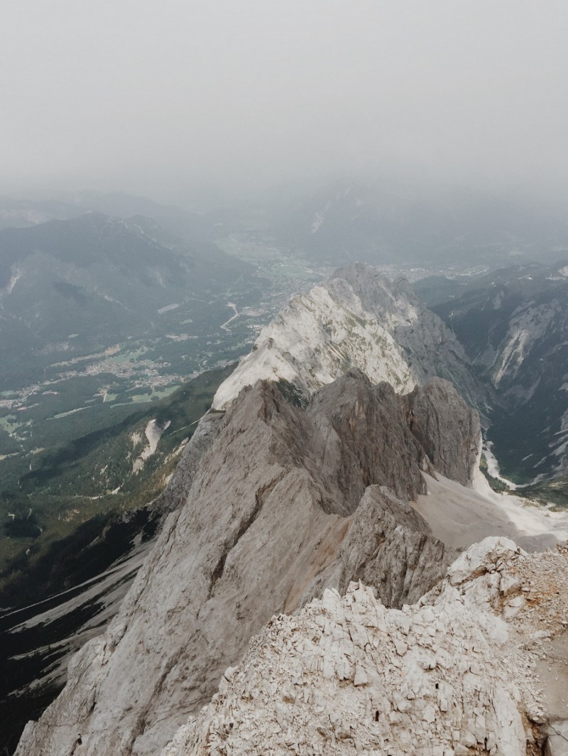 Blick von der Zugspitze