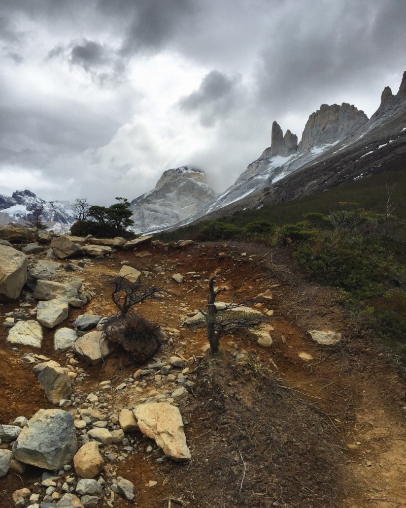 Torres del Paine Landschaft wandern French Valley