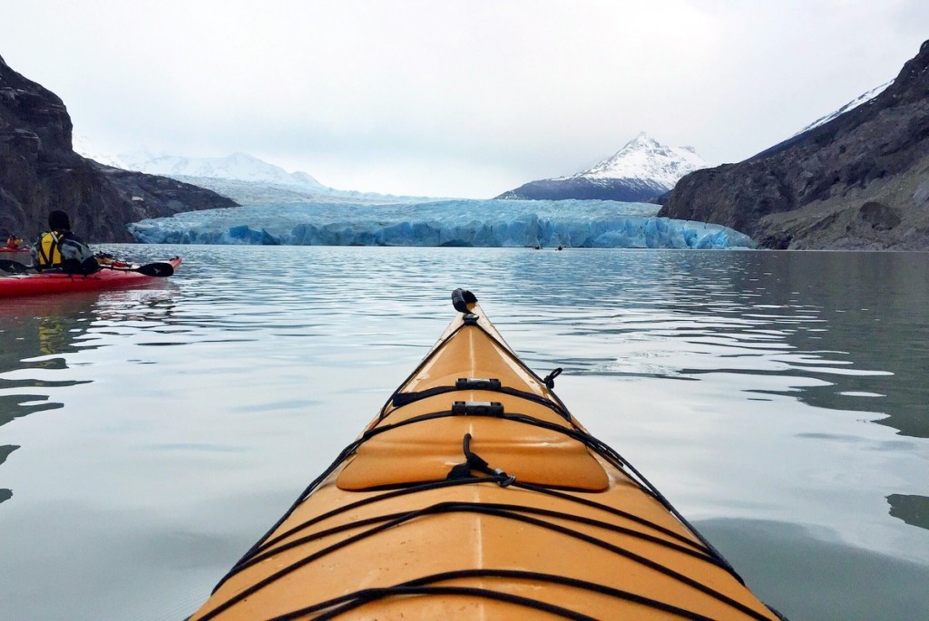 Gletscher Kajaktour Patagonien Chile Glacier Grey Torres del Paine