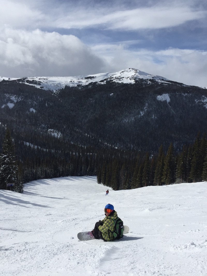 Lake Louise Snowboarden Kanada Piste