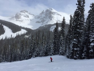 Skifahren Kanada Sunshine Village Banff Rockies