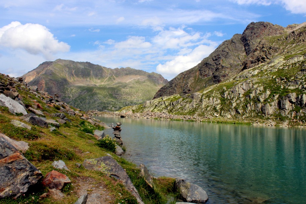 Blaue Lacke Gletschersee Stubai