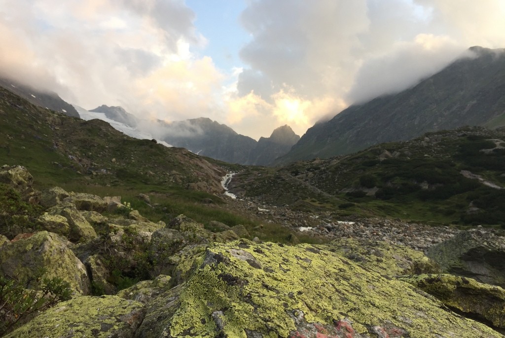 Stubaier Alpen Abends wandern