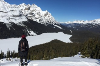 Winter in Kanada Rocky Mountains Winteraktivitaeten