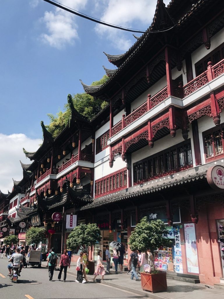 Shanghai-Touristen-Altstadt