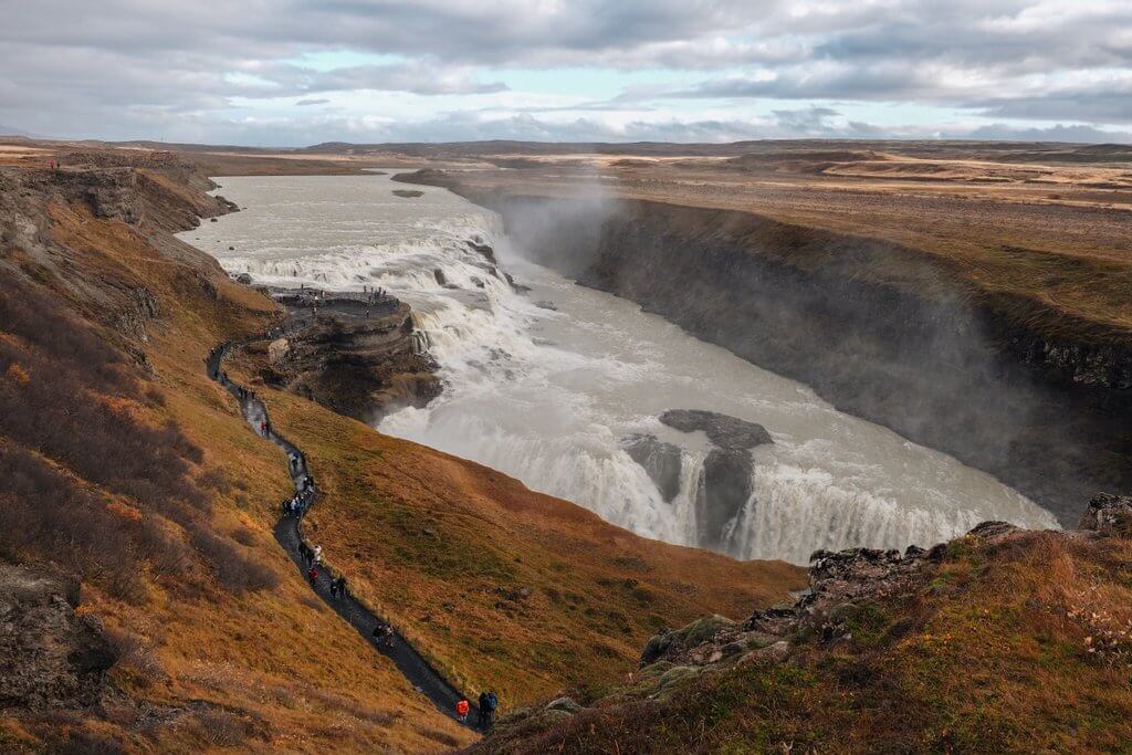 Gullfoss eiland gouden cirkel