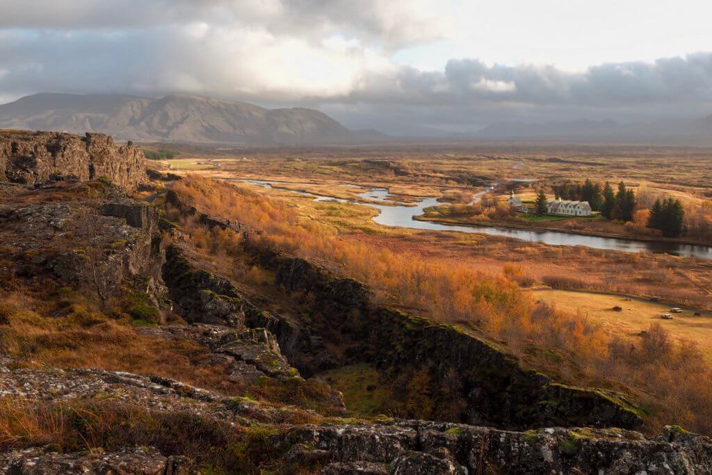 Thingvellir Nationaal Park IJsland Gouden cirkel