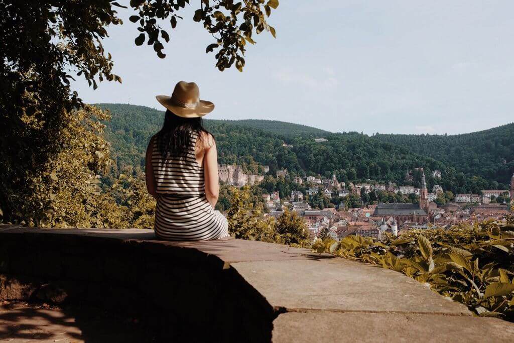 Heidelberg slangenpad gezichtspunt