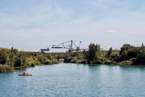 Markkleeberger See Leipzig Schaufelradbagger