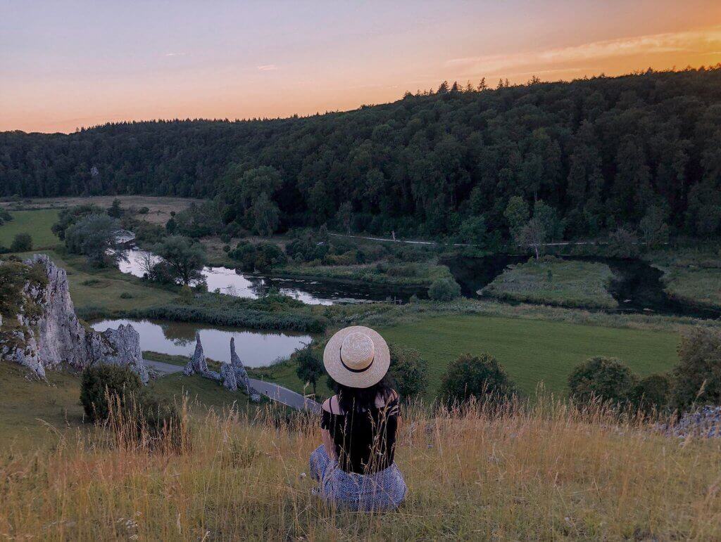 Eselsburger Tal Sonnenuntergang