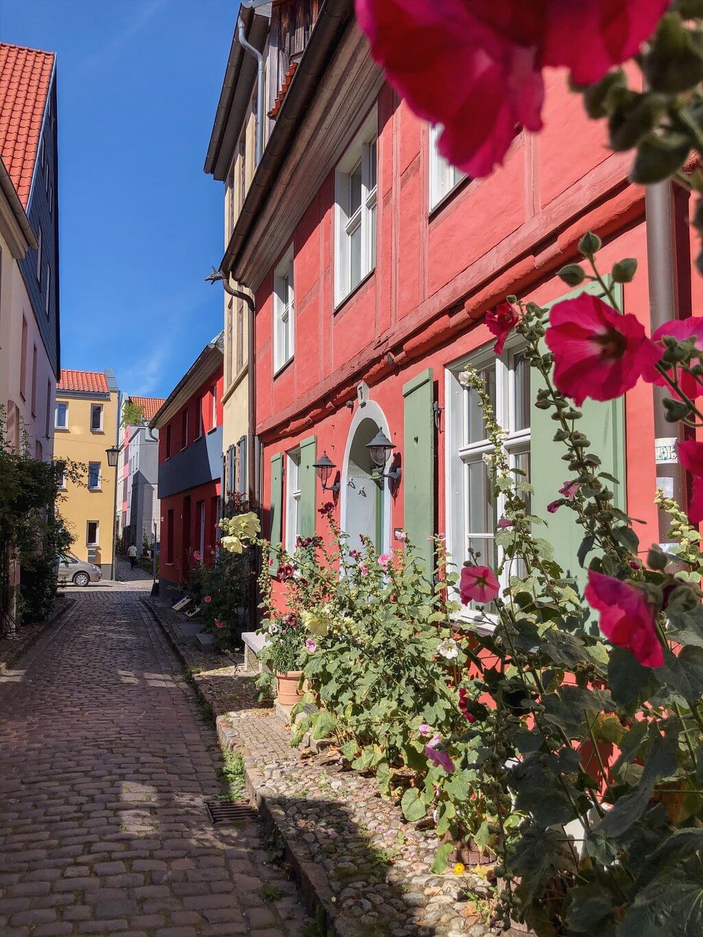 Stralsund oude stad steegje
