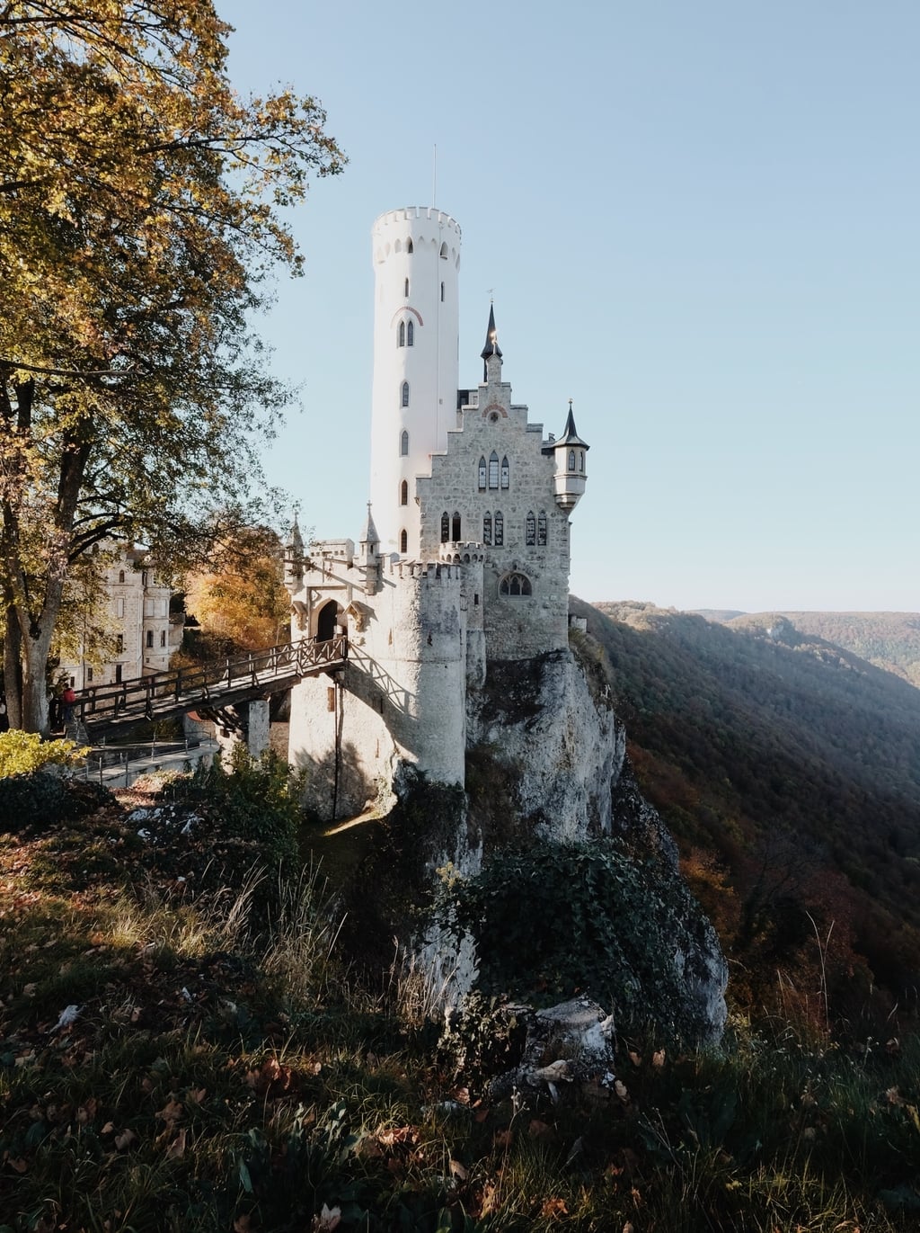 Schloss Lichtenstein November Herbst