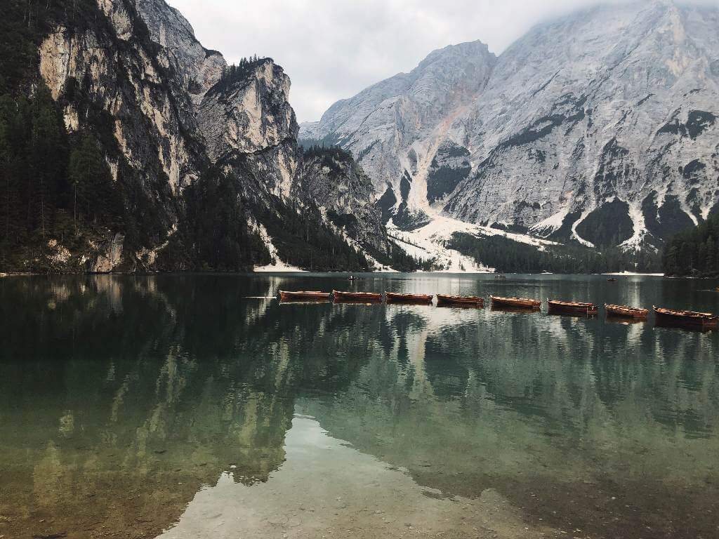 Lago di Braies in Südtirol